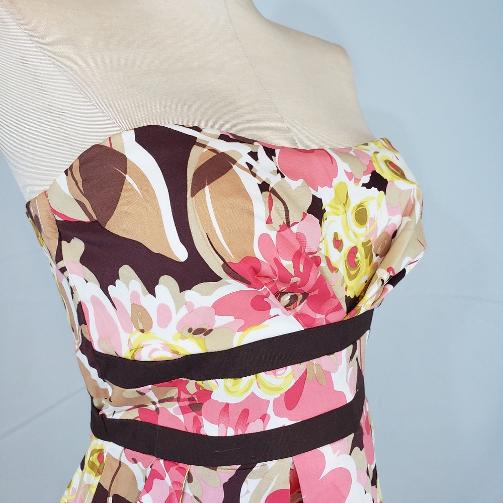 Fickle strapless floral sundress size 5 - Picture 2 of 7